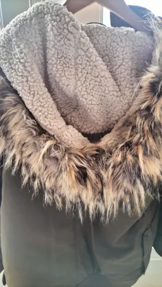 Chaqueta Zara Basic Verde Talla L