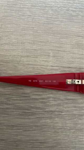 Gafas Ray-Ban Rojas Montura