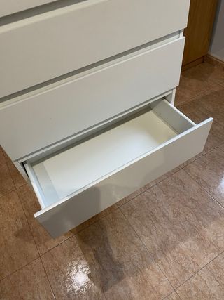 Cómoda KULLEN IKEA 5 cajones Blanca
