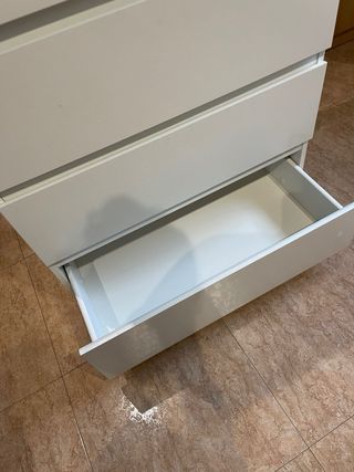 Cómoda KULLEN IKEA 5 cajones Blanca