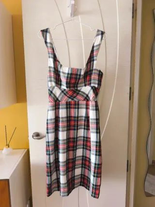 Vestido Peto Cuadros Escoceses