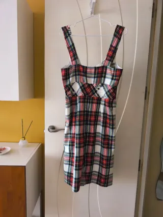 Vestido Peto Cuadros Escoceses