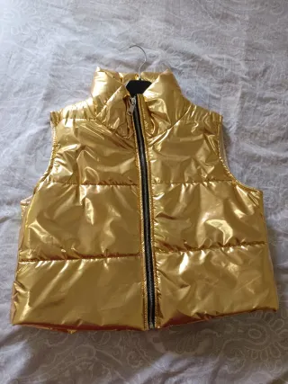 Chaleco dorado mujer Talla 38-42