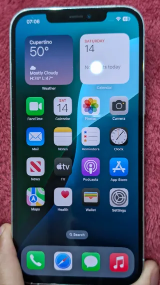 iPhone 12 Pro Max Plata blanco