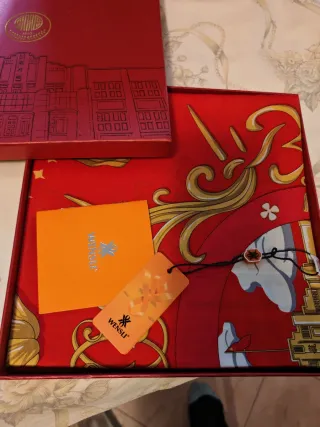 Foulard WENSLI in seta, confezione regalo