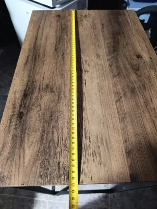 Mesa alta madera y metal