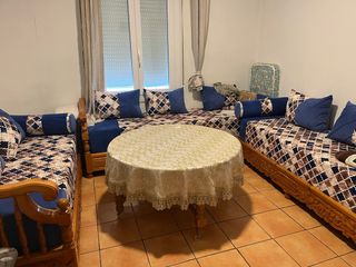 Sofá Marroquí Azul y Marrón