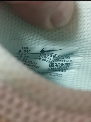 Nike Dunk Low Talla 38 Azul y Blanco unisex