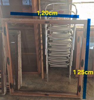 Ventanas de madera varias medidas