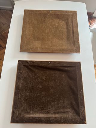 Cuadros con marcos de madera maciza. Los 2 --10