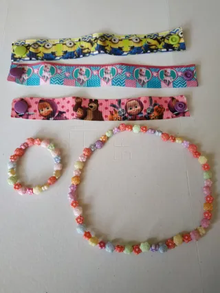 Set braccialetti e collana bambina