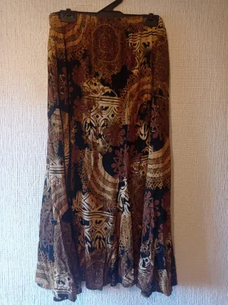 Conjunto falda y top tejido elastano T48