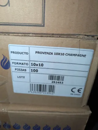 6m2 Azulejo Cevica Provenza Champagne 10x10