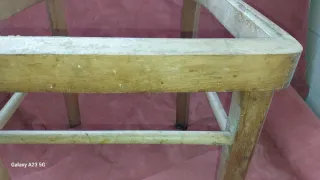 Silla de madera para descanso