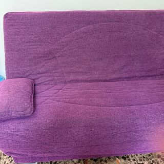 Sofá Cama Morado Tela 135 x 190