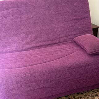 Sofá Cama Morado Tela 135 x 190