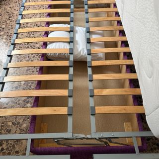 Sofá Cama Morado Tela 135 x 190