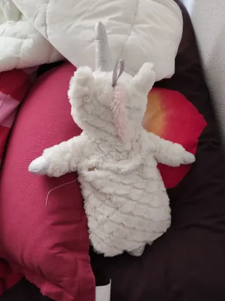 Bolsa agua unicornio suave para niños