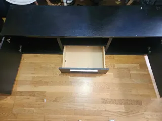 Mueble TV salón negro