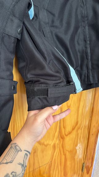 Chaqueta Moto Out Racing Kimbo Air Negra/Azul