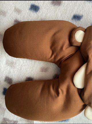 Cojín de viaje 2 en 1 reversible-Mono/Reposanucas