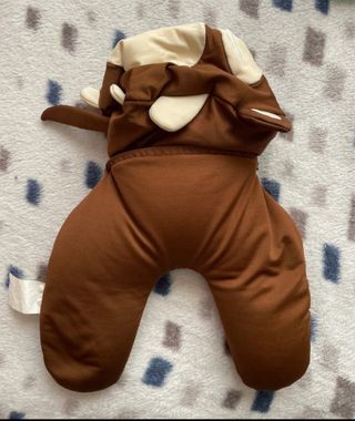 Cojín de viaje 2 en 1 reversible-Mono/Reposanucas