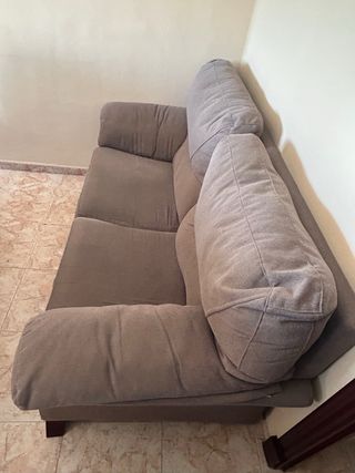 Sofá 3+2 gris oscuro