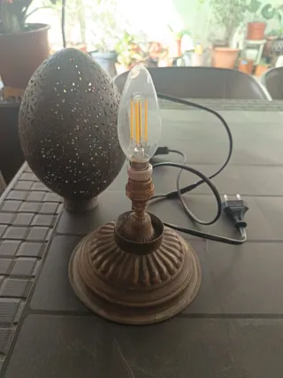 Lámpara de mesa vintage