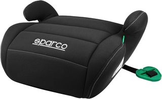 Sparco Alzador Infantil de Asiento de Coche Negro