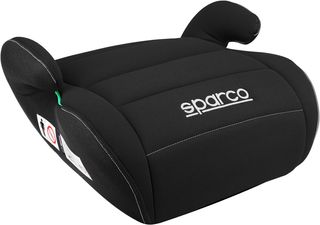 Sparco Alzador Infantil de Asiento de Coche Negro
