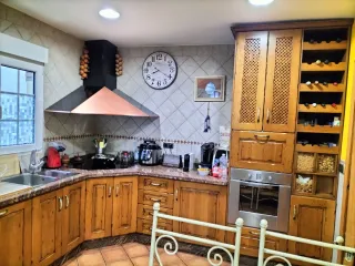 Cocina Rústica Madera Roble y Metal