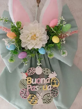 Fuoriporta Pasquale con Orecchie da Coniglio