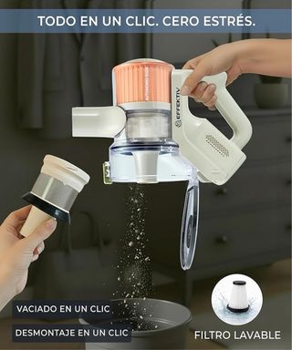 NUEVO Aspiradora Sin Cable EFFEKTIV 600W 45kPa 75m