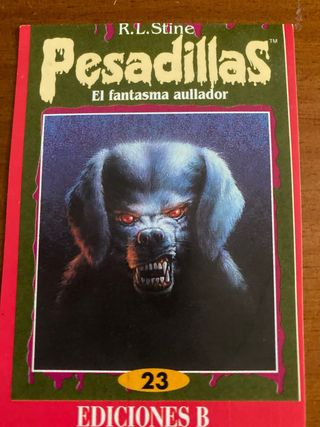 Cromo pegatina Pesadillas R.L. Stine