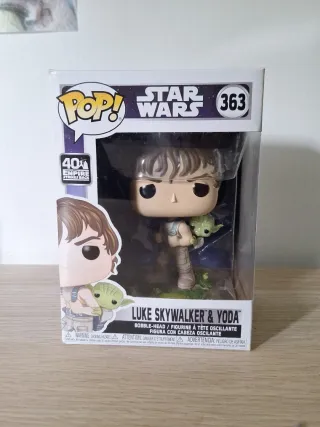 Funko Pop Star Wars Luke Skywalker & Yoda 363