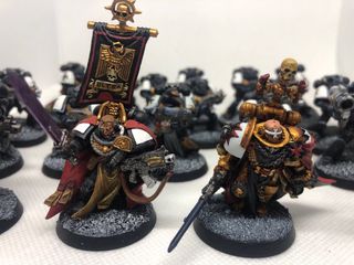 Figuras Infantería Templarios Negros