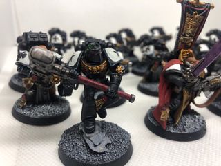 Figuras Infantería Templarios Negros