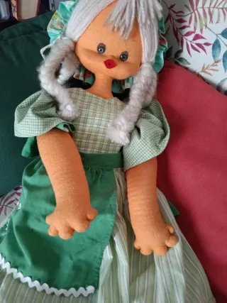 Muñeca de trapo artesanal