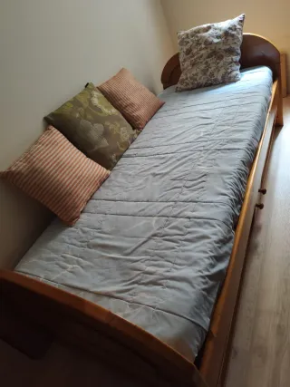 Cama nido con 2 colchones 192x80