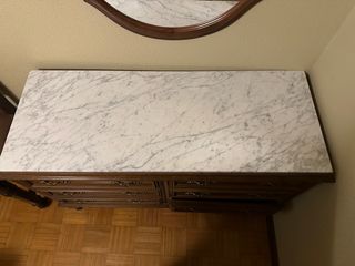 2 mesitas de noche retro de madera