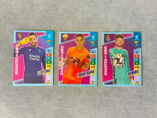 Pack 3 Cromos Adrenalyn XL Guantes de Oro 22/23