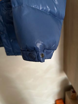 Piumino Moncler Blu Taglia S (unisex)