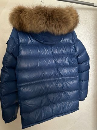 Piumino Moncler Blu Taglia S (unisex)