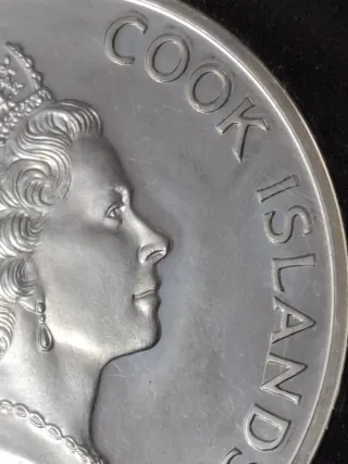 Moneda 50 Dólares Islas Cook 1991-Blister Original