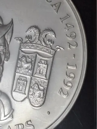 Moneda 50 Dólares Islas Cook 1991-Blister Original