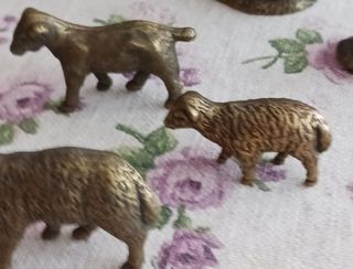 Conjunto 22 figuras Belén bronce fundido