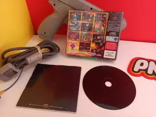 Time Crisis PS1 Namco - Pistola y Juego G-CON 45