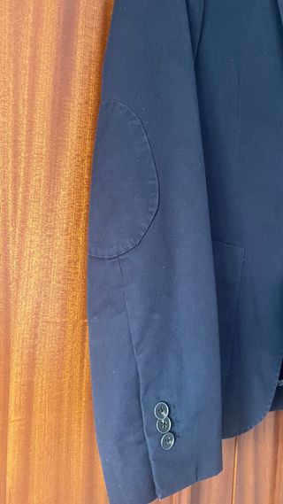 Chaqueta Traje Sport Celio Azul Marino Algodón Tal