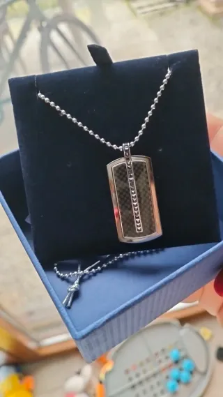Collana Swarovski uomo
