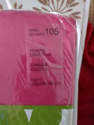 Juego de cama 105cm sin estrenar